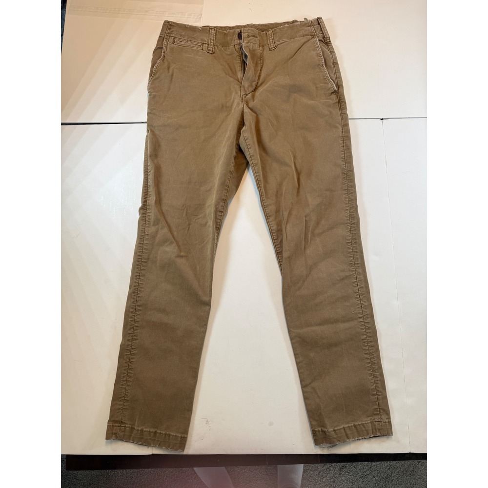 American Eagle Mens Flex Slim Chino Pants Khaki Tan 29x30 2574732451